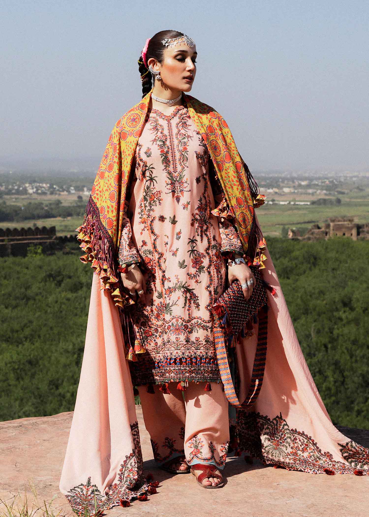 Calla lily - Dupatta - Mix & Match - Image 5