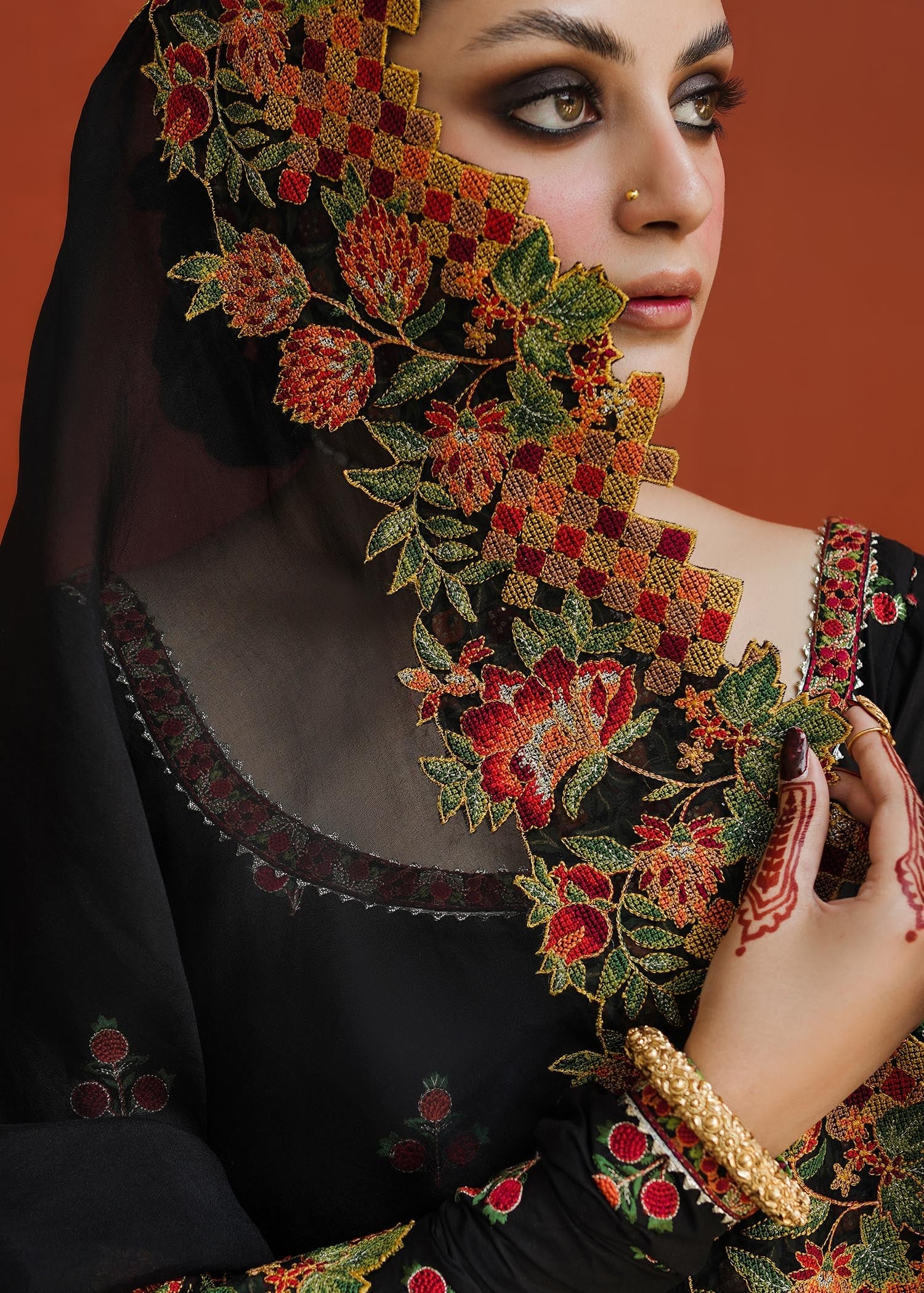 Siyaah - Dupatta - Mix & Match - Image 5