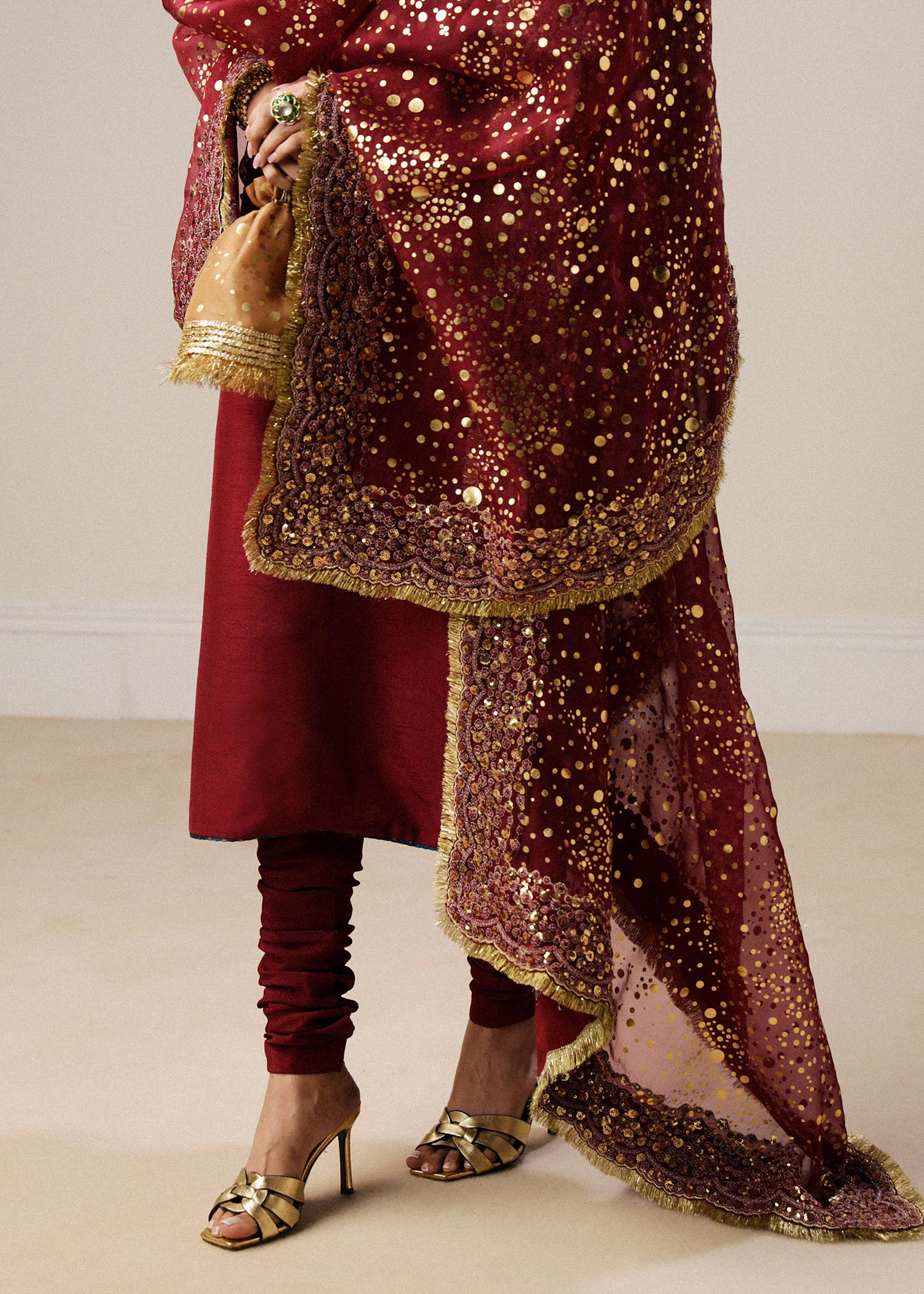 Surkh - Dupatta - Mix & Match - Image 3