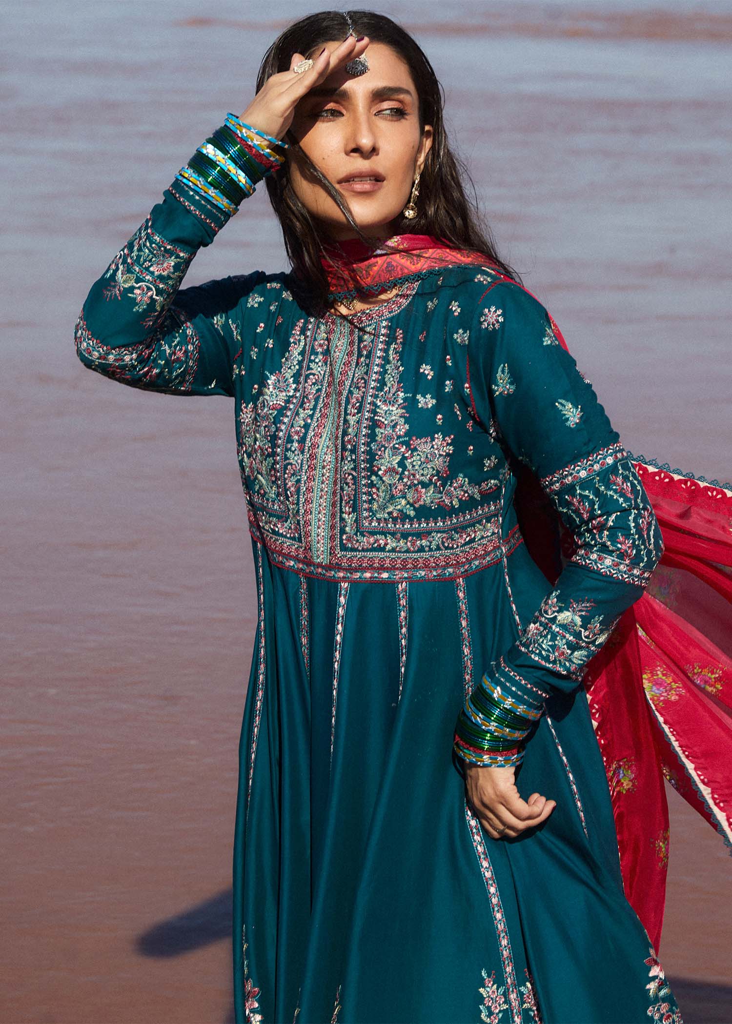 Zarqash - Dupatta - Mix & Match - Image 2